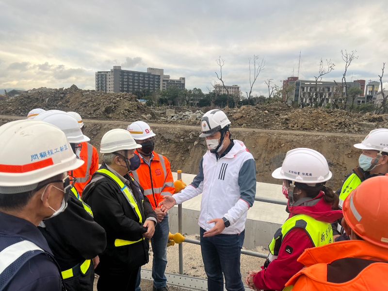 朱副市長至工區視察