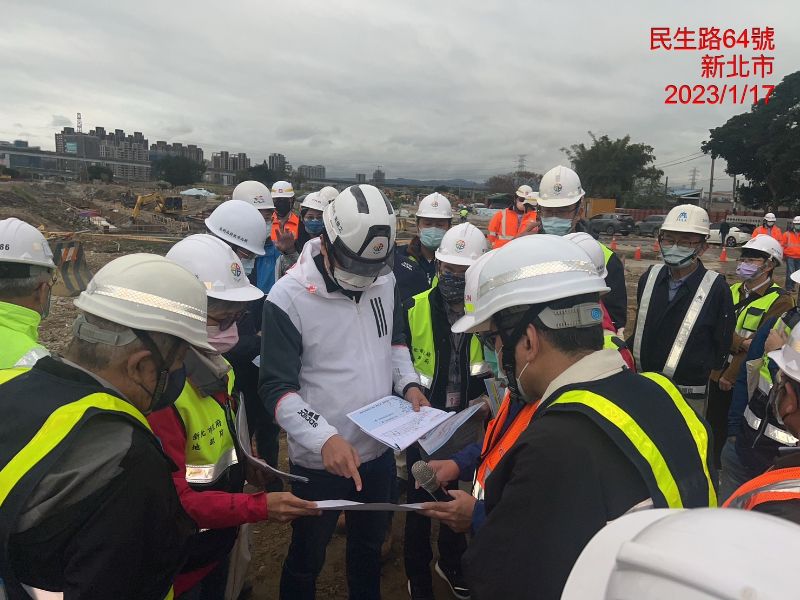 朱副市長至工區視察