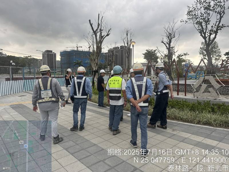 副局長視察公四公園