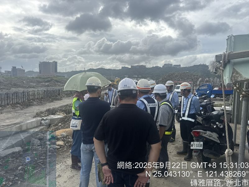 副局長工地視察