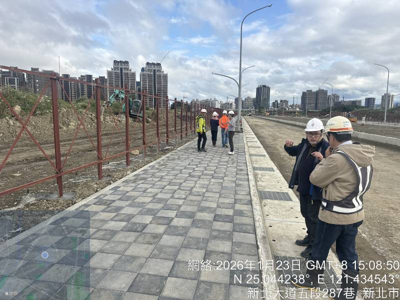 地政局副局長視察莊田路